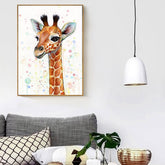 Toile - Funny Giraffe
